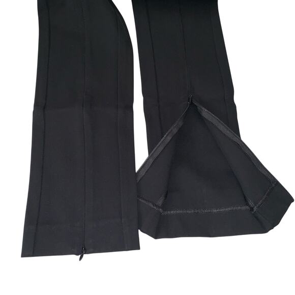 MAEVE by ANTHROPOLOGIE   NWT  Black Ankle Zip Pants Size 0 High Rise Slim Leg - Picture 11 of 15